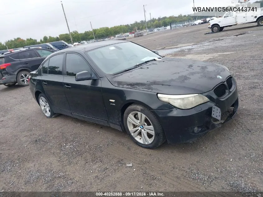 2010 BMW 528 Xi VIN: WBANV1C56AC443741 Lot: 40252888