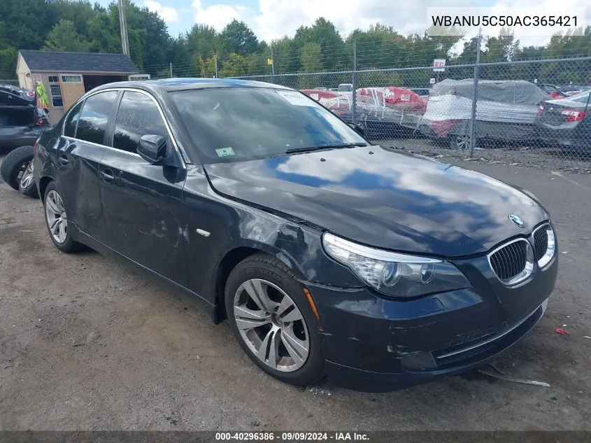 WBANU5C50AC365421 2010 BMW 528I