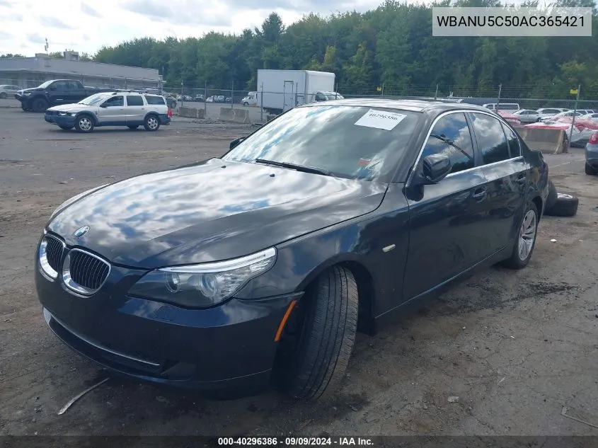 WBANU5C50AC365421 2010 BMW 528I