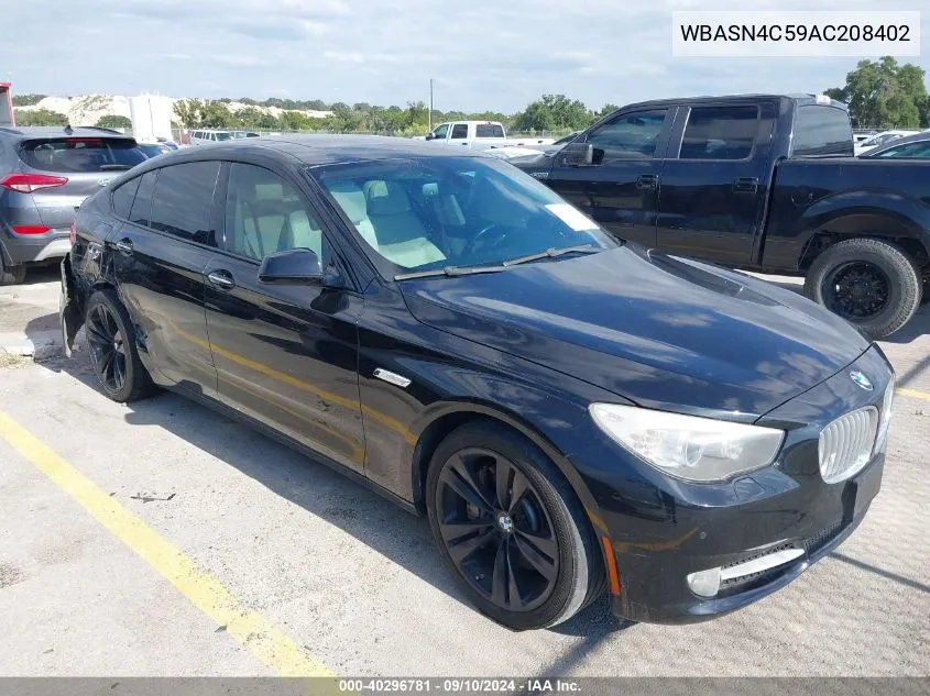 WBASN4C59AC208402 2010 BMW 550I Gran Turismo