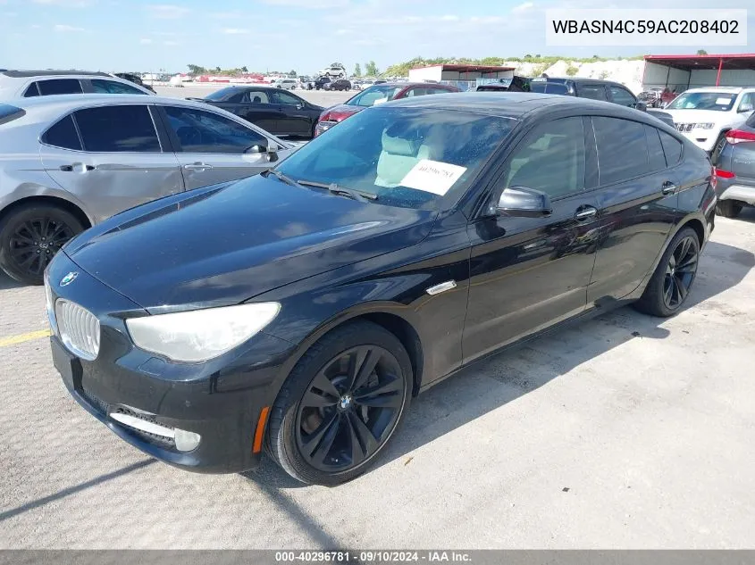 WBASN4C59AC208402 2010 BMW 550I Gran Turismo