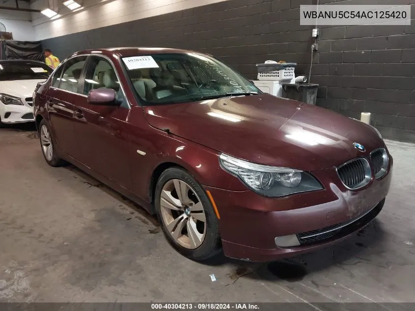 WBANU5C54AC125420 2010 BMW 528I