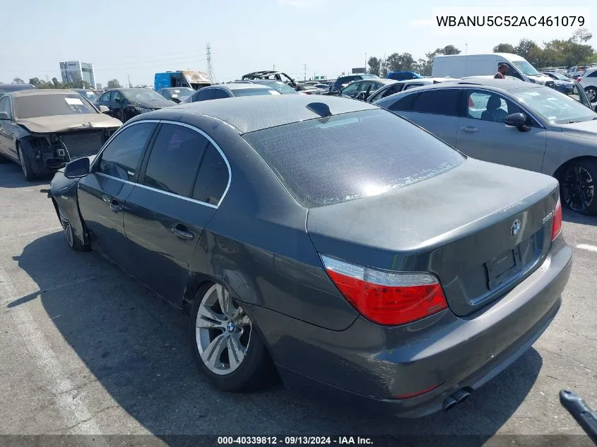 WBANU5C52AC461079 2010 BMW 528I I