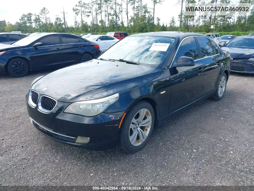 2010 BMW 528I I VIN: WBANU5C57AC460932 Lot: 40342954