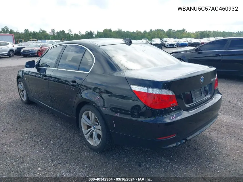 WBANU5C57AC460932 2010 BMW 528I I