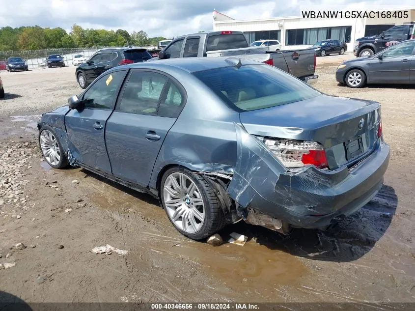 2010 BMW 535I VIN: WBANW1C5XAC168405 Lot: 40346656