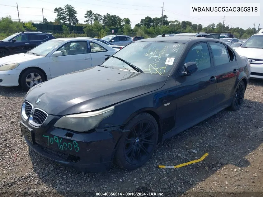 WBANU5C55AC365818 2010 BMW 528I