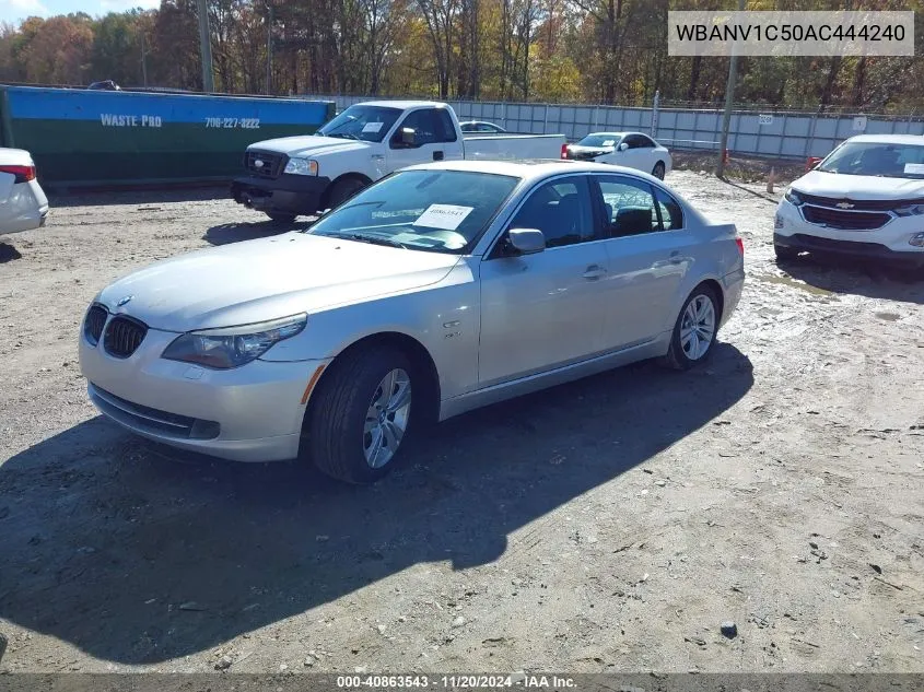 2010 BMW 528I xDrive VIN: WBANV1C50AC444240 Lot: 40863543