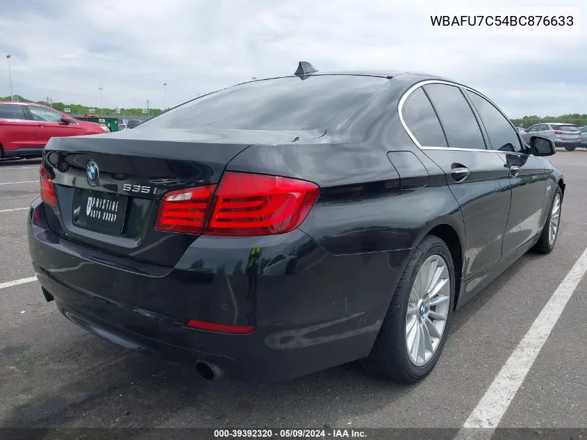 2011 BMW 535I xDrive VIN: WBAFU7C54BC876633 Lot: 39392320