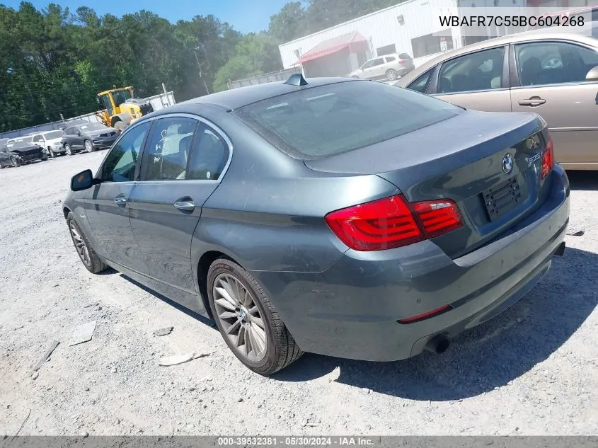 2011 BMW 535I VIN: WBAFR7C55BC604268 Lot: 39532381