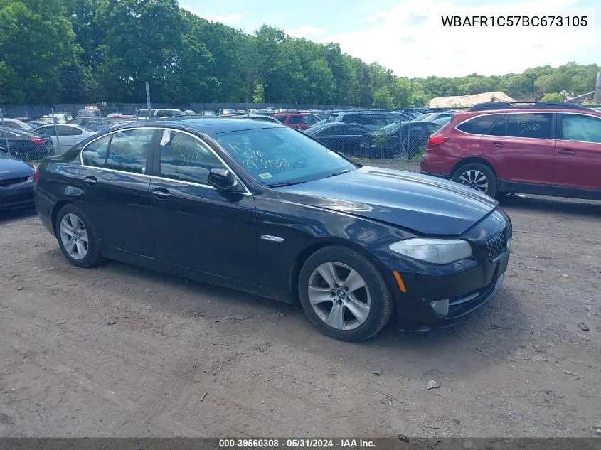 2011 BMW 528I VIN: WBAFR1C57BC673105 Lot: 39560308