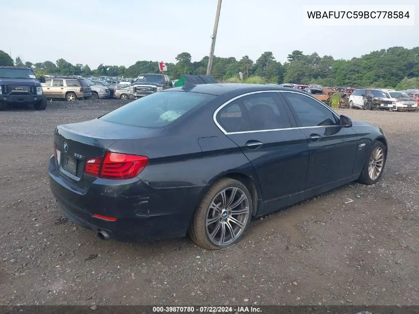 WBAFU7C59BC778584 2011 BMW 535I xDrive