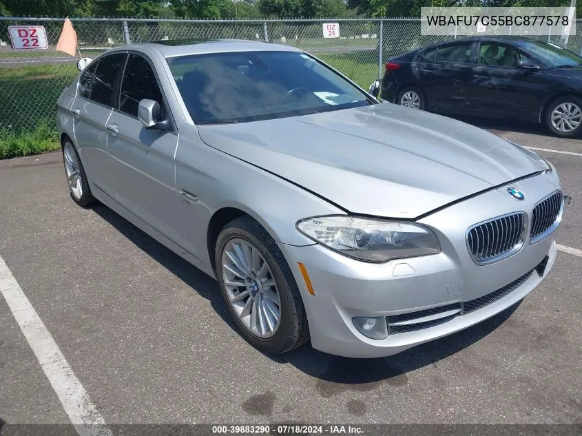 2011 BMW 535I xDrive VIN: WBAFU7C55BC877578 Lot: 39883290