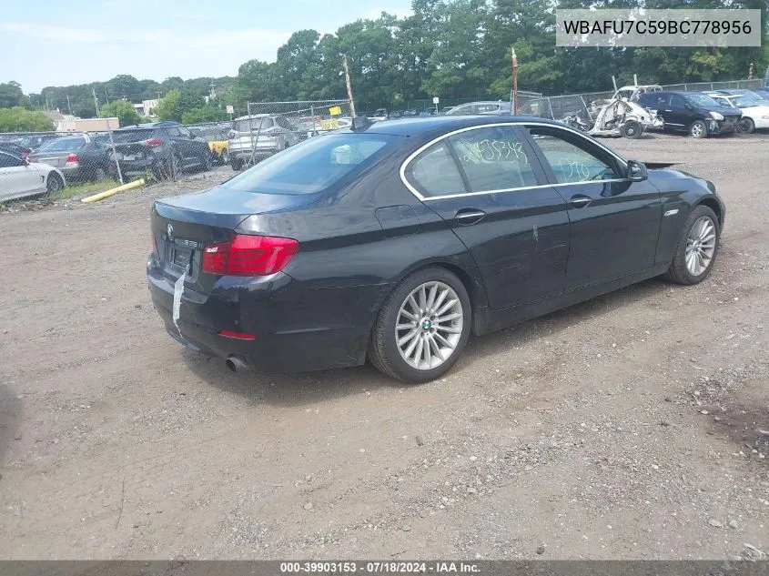 WBAFU7C59BC778956 2011 BMW 535I xDrive