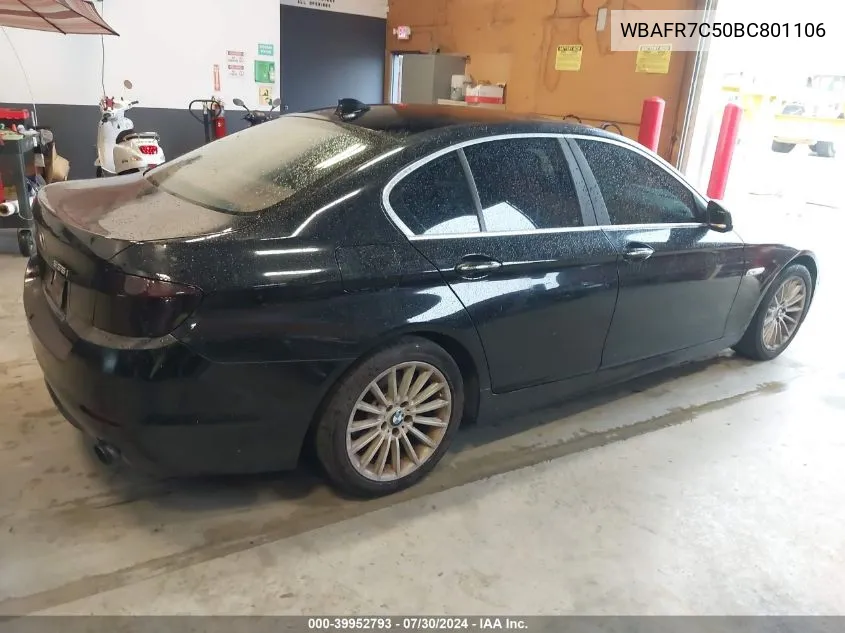 WBAFR7C50BC801106 2011 BMW 535I