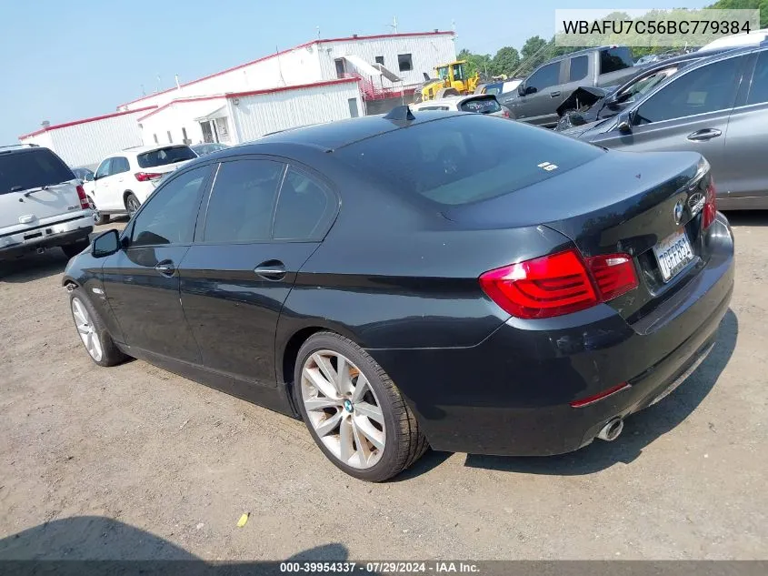 2011 BMW 535I xDrive VIN: WBAFU7C56BC779384 Lot: 39954337