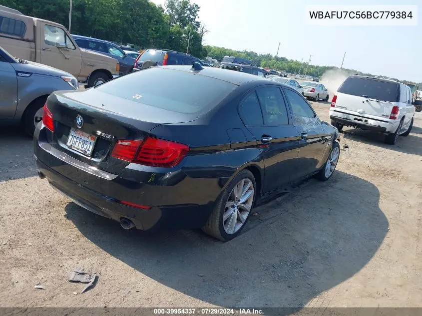 2011 BMW 535I xDrive VIN: WBAFU7C56BC779384 Lot: 39954337