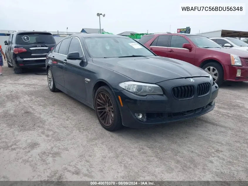 2011 BMW 535I xDrive VIN: WBAFU7C56BDU56348 Lot: 40070370