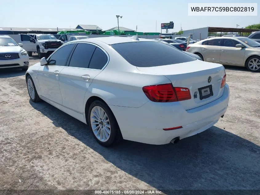 WBAFR7C59BC802819 2011 BMW 535I