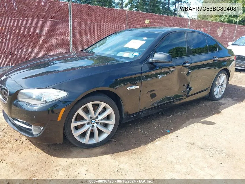 2011 BMW 535I VIN: WBAFR7C53BC804081 Lot: 40096725