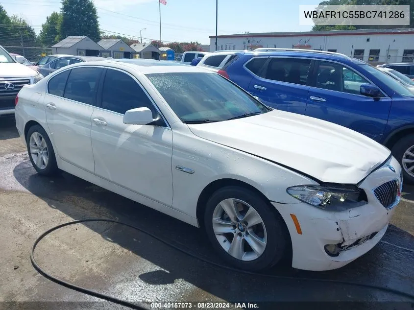 2011 BMW 528I VIN: WBAFR1C55BC741286 Lot: 40157073