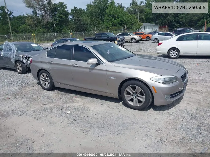 WBAFR1C57BC260505 2011 BMW 528I