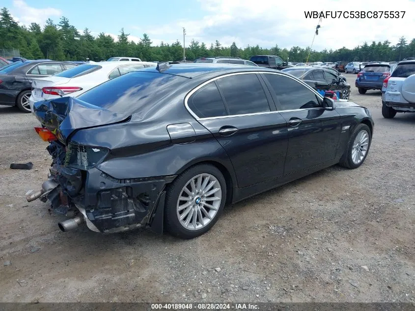 WBAFU7C53BC875537 2011 BMW 535I xDrive