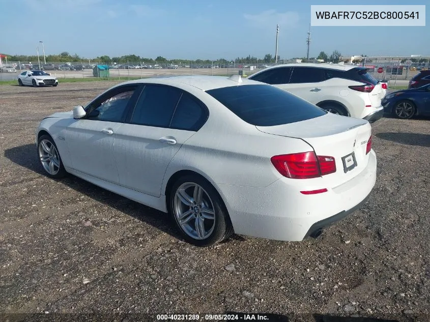 WBAFR7C52BC800541 2011 BMW 535 I