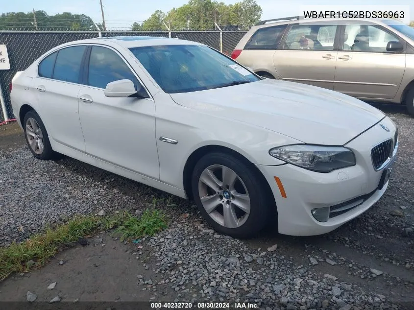 2011 BMW 528I VIN: WBAFR1C52BDS36963 Lot: 40232720