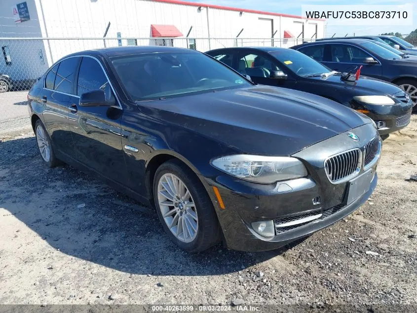 2011 BMW 535I xDrive VIN: WBAFU7C53BC873710 Lot: 40263599