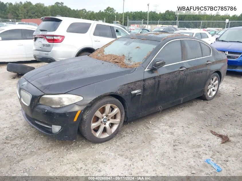 2011 BMW 550I xDrive VIN: WBAFU9C57BC785786 Lot: 40268847