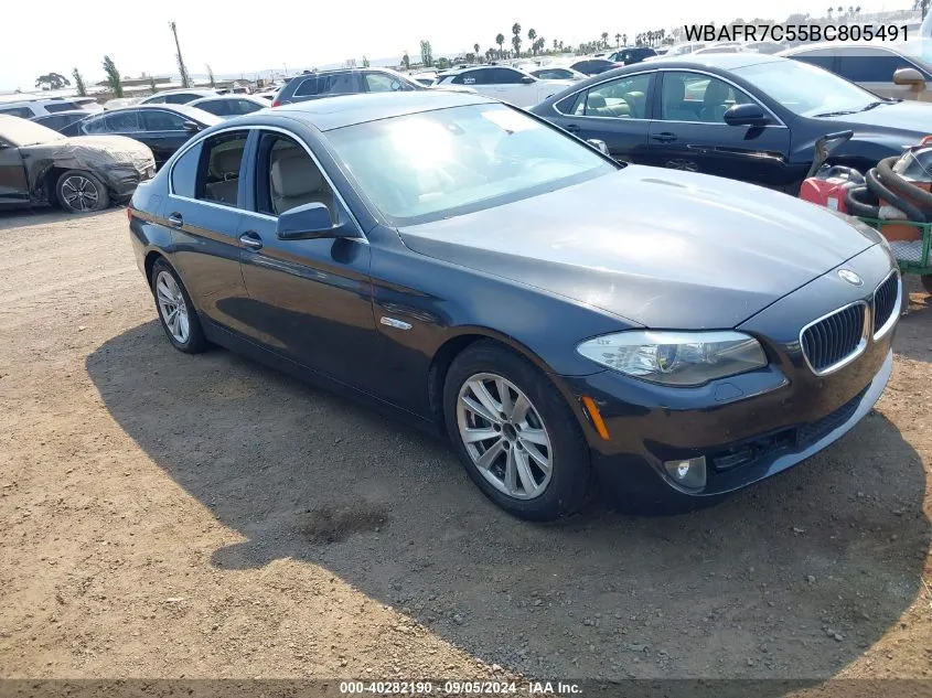 2011 BMW 535 I VIN: WBAFR7C55BC805491 Lot: 40282190