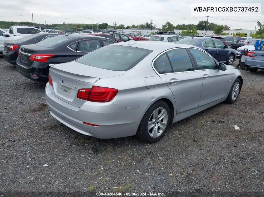 WBAFR1C5XBC737492 2011 BMW 528I