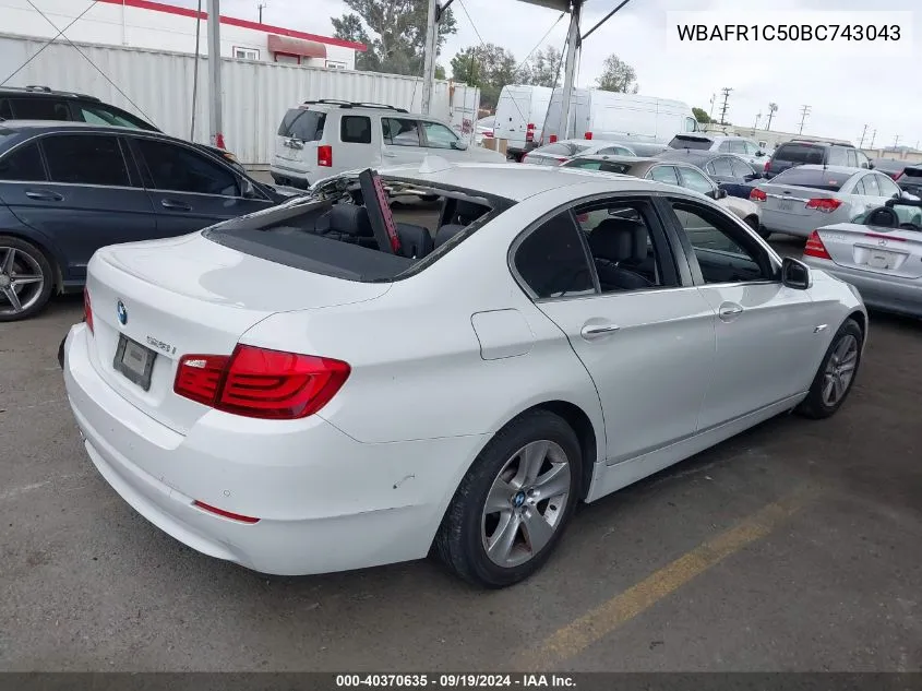 WBAFR1C50BC743043 2011 BMW 528I