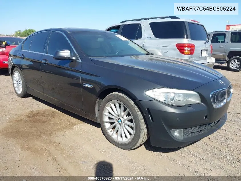 2011 BMW 535I VIN: WBAFR7C54BC805224 Lot: 40370920