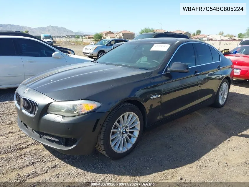 2011 BMW 535I VIN: WBAFR7C54BC805224 Lot: 40370920