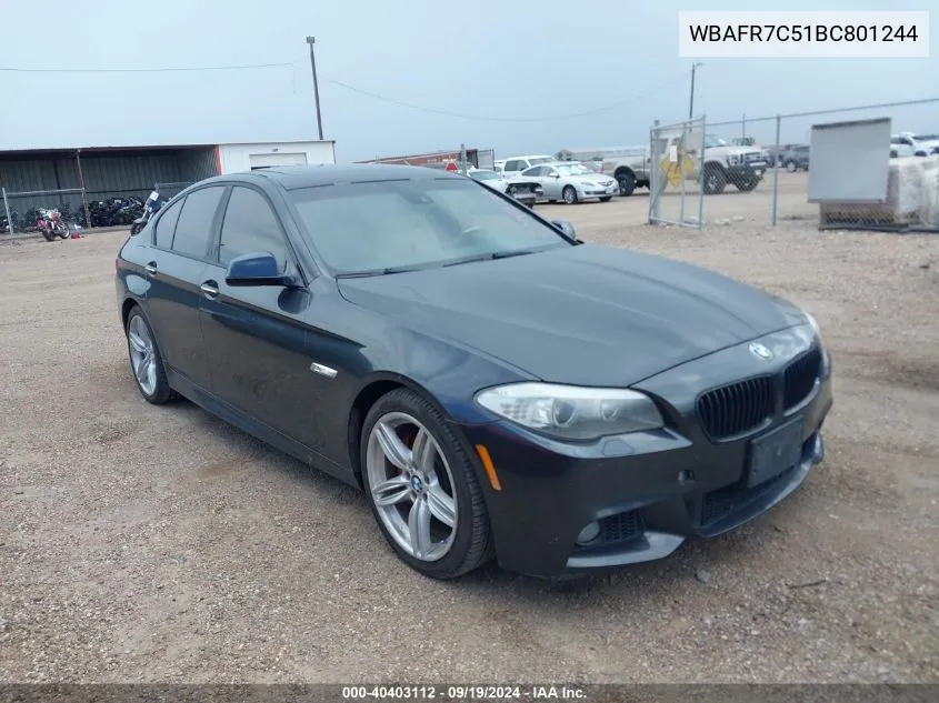 WBAFR7C51BC801244 2011 BMW 535I