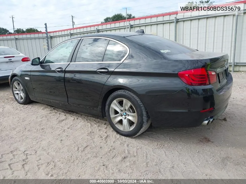 2011 BMW 528I VIN: WBAFR1C50BDS35679 Lot: 40503900