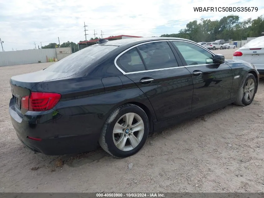 2011 BMW 528I VIN: WBAFR1C50BDS35679 Lot: 40503900