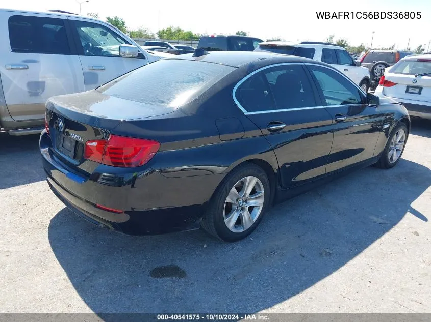 2011 BMW 528I VIN: WBAFR1C56BDS36805 Lot: 40541575