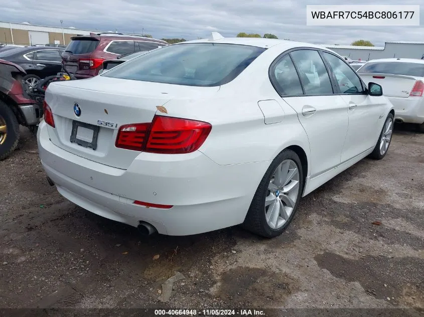 WBAFR7C54BC806177 2011 BMW 535I