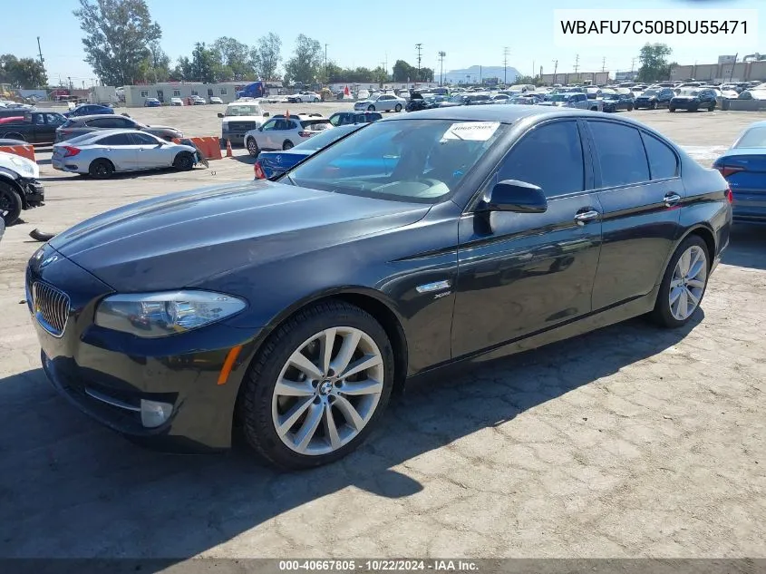 2011 BMW 535I xDrive VIN: WBAFU7C50BDU55471 Lot: 40667805