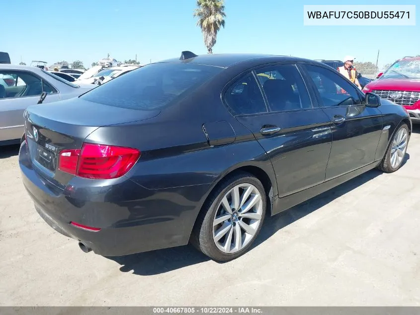 2011 BMW 535I xDrive VIN: WBAFU7C50BDU55471 Lot: 40667805