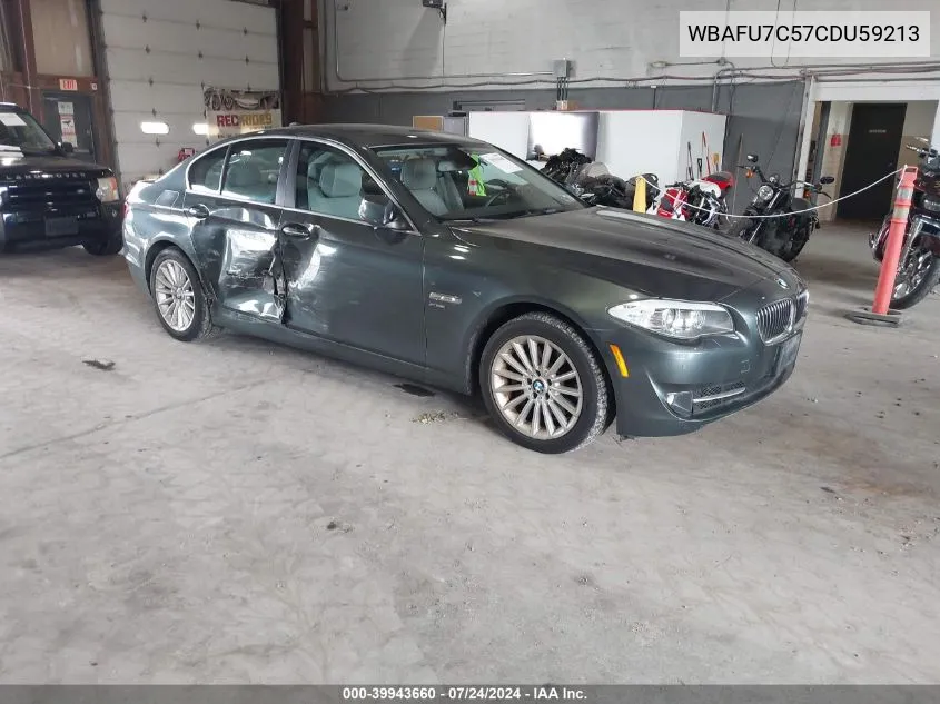 2012 BMW 535I xDrive VIN: WBAFU7C57CDU59213 Lot: 39943660