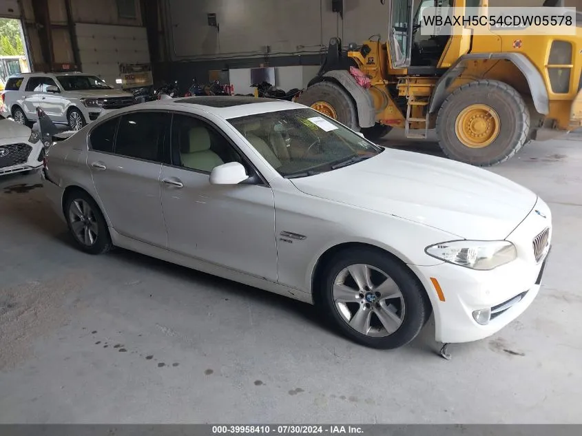 2012 BMW 528I xDrive VIN: WBAXH5C54CDW05578 Lot: 39958410