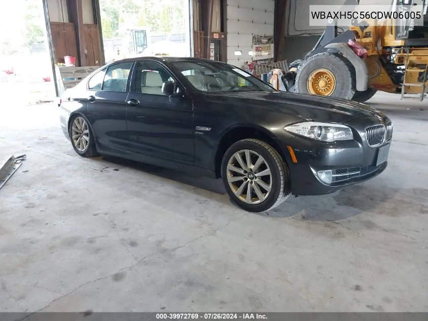 2012 BMW 528I xDrive VIN: WBAXH5C56CDW06005 Lot: 39972769