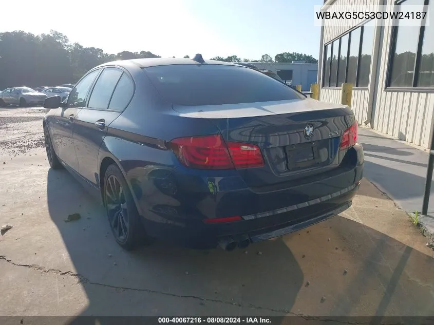 WBAXG5C53CDW24187 2012 BMW 528I