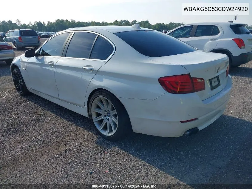 WBAXG5C53CDW24920 2012 BMW 528I