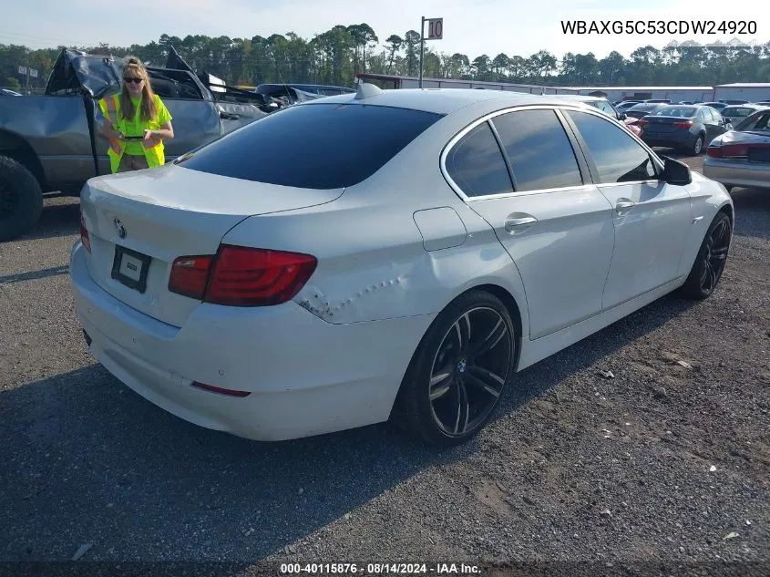 WBAXG5C53CDW24920 2012 BMW 528I