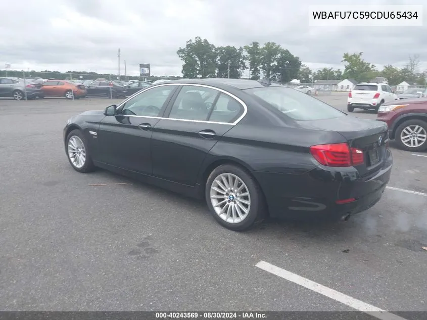 2012 BMW 535I xDrive VIN: WBAFU7C59CDU65434 Lot: 40243569